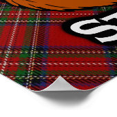 Clan Stewart Scottish Tartan Poster (Ecke)