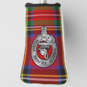 Clan Stewart | Stuart Wappen & Tartan Golf Headcover (Rotieren 90)