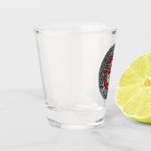 Clan Stewart | Stuart Wappen & Tartan Knot Schnapsglas (Links)