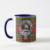 Clan Stewart | Stuart Wappen & Tartan Tasse (Links)