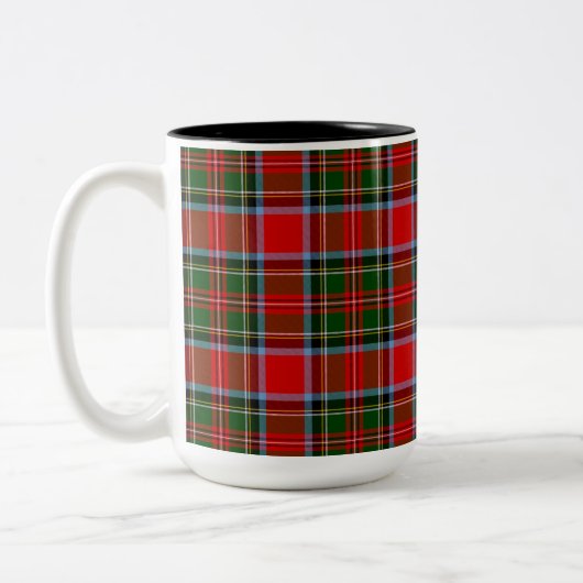 Clan Stewart Tartan Coffee Tasse (Links)