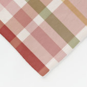 Clan Stewart Tartan Fleecedecke (Ecke)