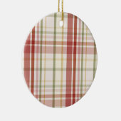 Clan Stewart Tartan Keramik Ornament (Rechts)