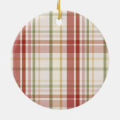 Clan Stewart Tartan Keramik Ornament (Hinten)