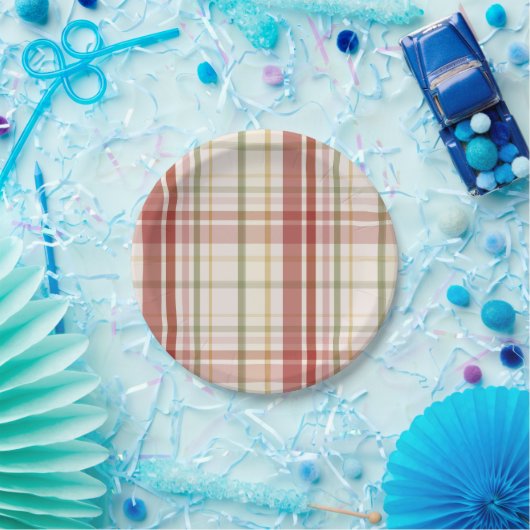 Clan Stewart Tartan Pappteller (Party)