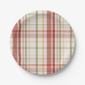 Clan Stewart Tartan Pappteller (Vorderseite)