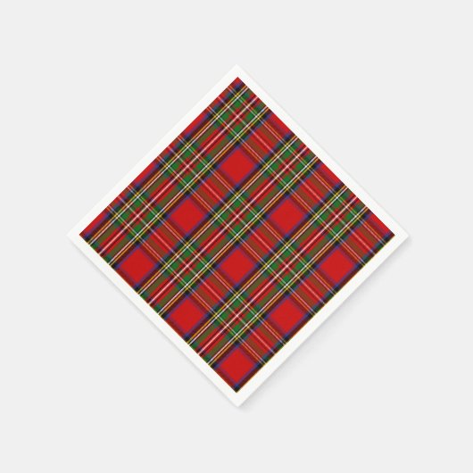 Clan Stewart Tartan Serviette (Ecke)