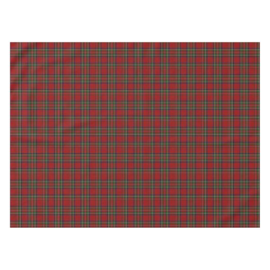 Clan Stewart Tartan Tablecloth Tischdecke (Vorderseite (Horizontal))