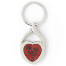 Clan Stewart Tartan und Scottish Thistle Keyring