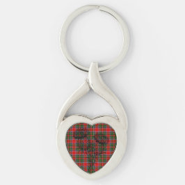 Clan Stewart Tartan und Scottish Thistle Keyring Schlüsselanhänger
