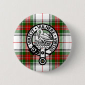 Clan Stewart Tartan Wappen Button (Vorderseite)