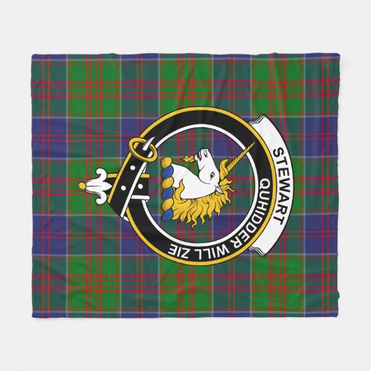 Clan Stewart von Appin Hunting Modern (of Appin Hu Fleecedecke (Vorderseite (Horizontal))