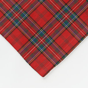 Clan Stewart von Appin Tartan Scottish Red Kariert Fleecedecke