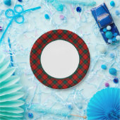 Clan Stewart von Atholl Tartan Border Pappteller (Party)