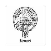 Clan Stewart Wappen Gummistempel (Prägung)