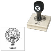 Clan Stewart Wappen Gummistempel (Stempel)