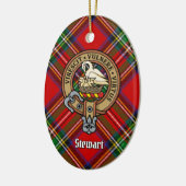 Clan Stewart Wappen Keramik Ornament (Links)
