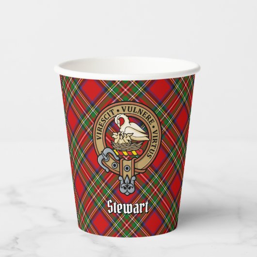 Clan Stewart Wappen Paper Cups Pappbecher (Vorderseite)