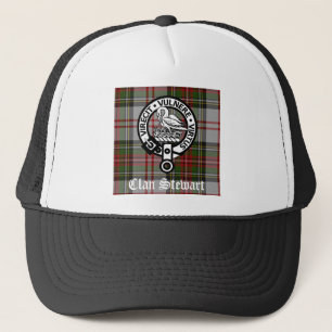 Clan Stewart Wappen & Tartan Truckerkappe