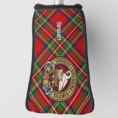 Clan Stewart Wappen über Royal Tartan Golf Headcover (Rotieren 90)