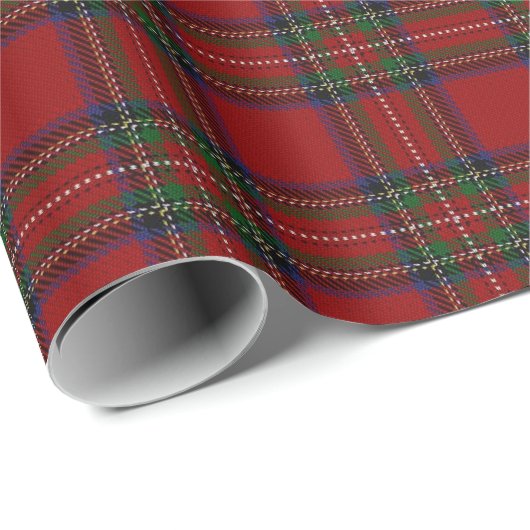 Clan-StewartScottishTartan Geschenkpapier (Rolleneckpunkt)