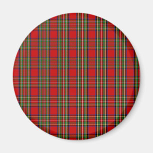 Clan-StewartTartan Magnet