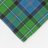 Clan Stirling Tartan Kariert Fleecedecke (Ecke)