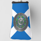 Clan Stirling Wappen & Tartan Knot Golf Headcover (Rotieren 90)