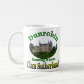 Clan Sutherland Dreaming of Zuhause Dunrobin Castl Kaffeetasse (Links)