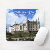 Clan Sutherland Family Heritage Dunrobin Burg Mousepad (Mit Mouse)