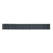 Clan Sutherland Kariert Tartan Green Lila Karo Satinband (Vorderseite)