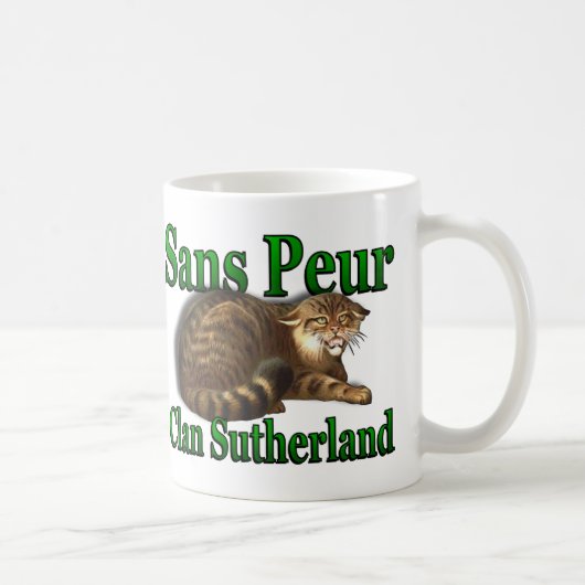 Clan Sutherland Sans Peur Scottish Celebration Cup Kaffeetasse (Rechts)