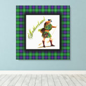 Clan Sutherland Scottish Dream Leinwanddruck (Insitu (Holzboden))