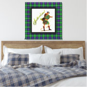 Clan Sutherland Scottish Dream Leinwanddruck (Insitu (Schlafzimmer))