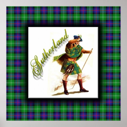 Clan Sutherland Scottish Dream Poster (Vorne)