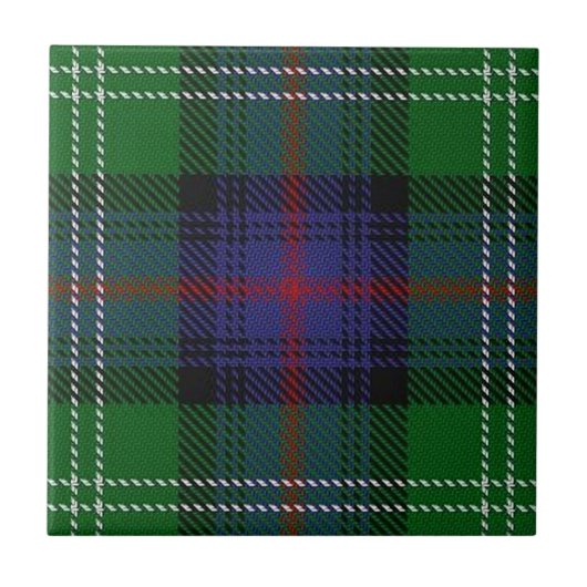 Clan Sutherland Scottish Expressions Tartan Fliese (Vorderseite)