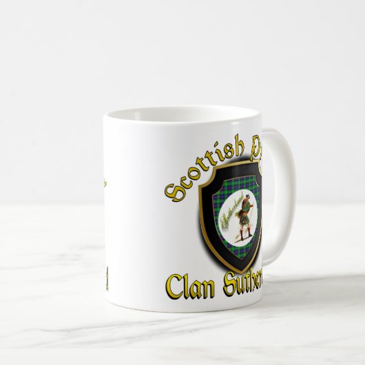 Clan Sutherland Scottish Proud Cups Tasse (VorderseiteRechts)