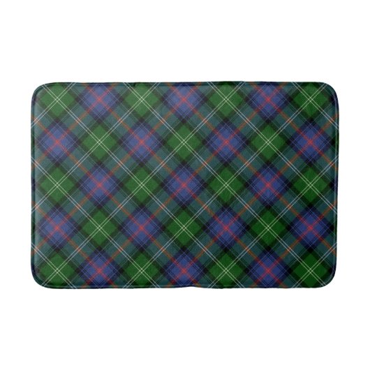 Clan Sutherland Tartan Badematte (Vorderseite)
