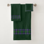 Clan Sutherland Tartan Badhandtuch Set (Insitu)