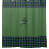 Clan Sutherland Tartan Duschvorhang (Vorderseite)