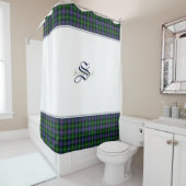 Clan Sutherland Tartan Duschvorhang (Beispiel)