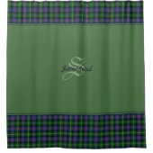 Clan Sutherland Tartan Duschvorhang (Vorderseite)
