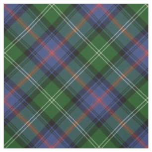 Clan Sutherland Tartan - großes diagonales Muster Stoff
