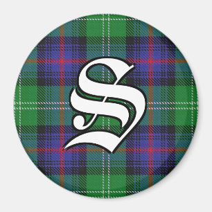 Clan Sutherland Tartan Kariert Accents Magnet