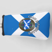 Clan Sutherland Tartan Knot & Flag Golf Headcover (Vorderseite)