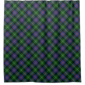 Clan Sutherland Tartan - mittleres Muster Duschvorhang (Vorderseite)