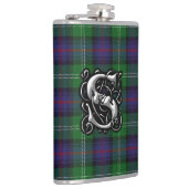 Clan Sutherland Tartan Old Scotland Flask Flachmann (Rechts)
