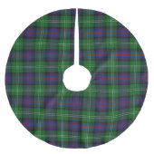 Clan Sutherland Tartan Polyester Weihnachtsbaumdecke (Vorderseite)