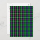 Clan Sutherland Tartan Postkarte (Vorne/Hinten)