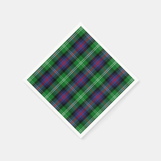 Clan Sutherland Tartan Serviette (Ecke)